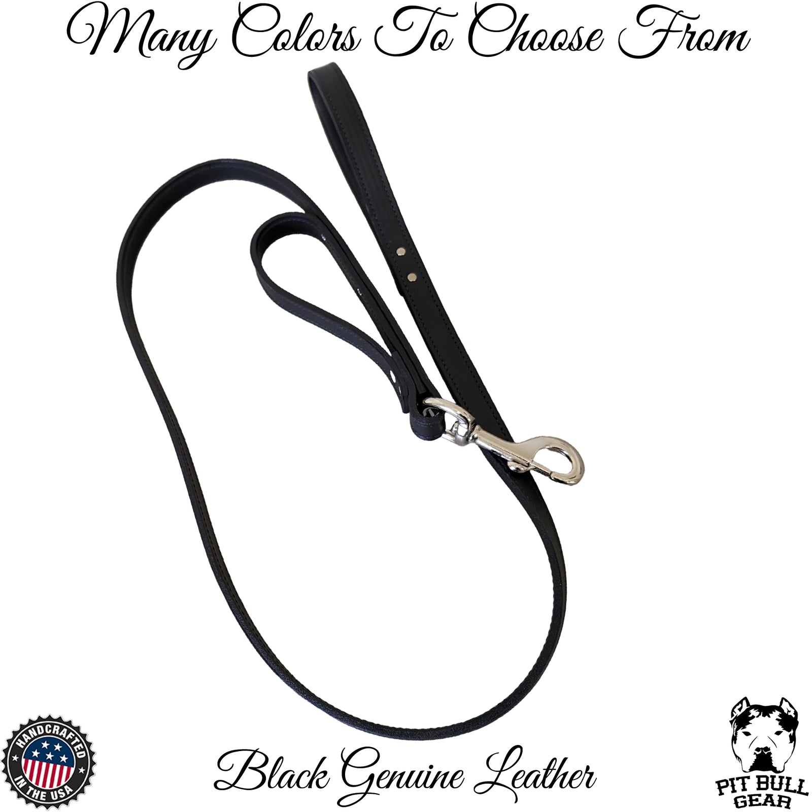 Coleira de couro trançado de alça dupla