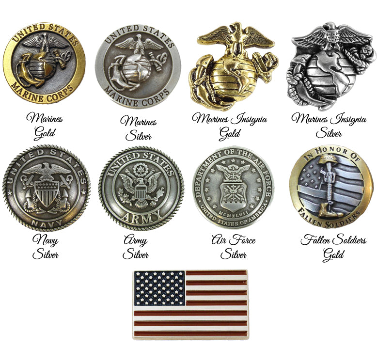 VN76 - Collar de cuero militar personalizado para perros de 1 1/2"