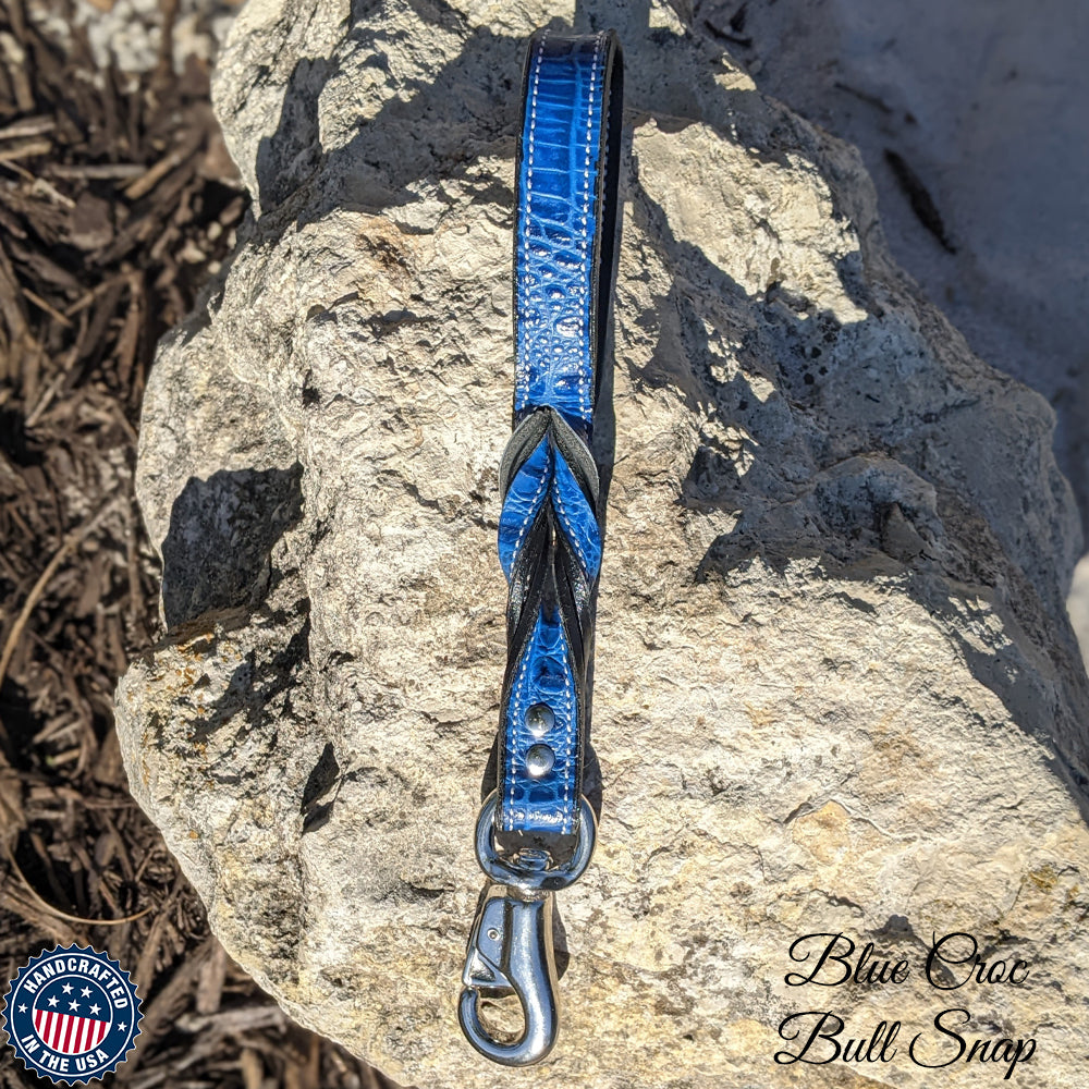 Correa de tráfico con asa de cuero de 15"